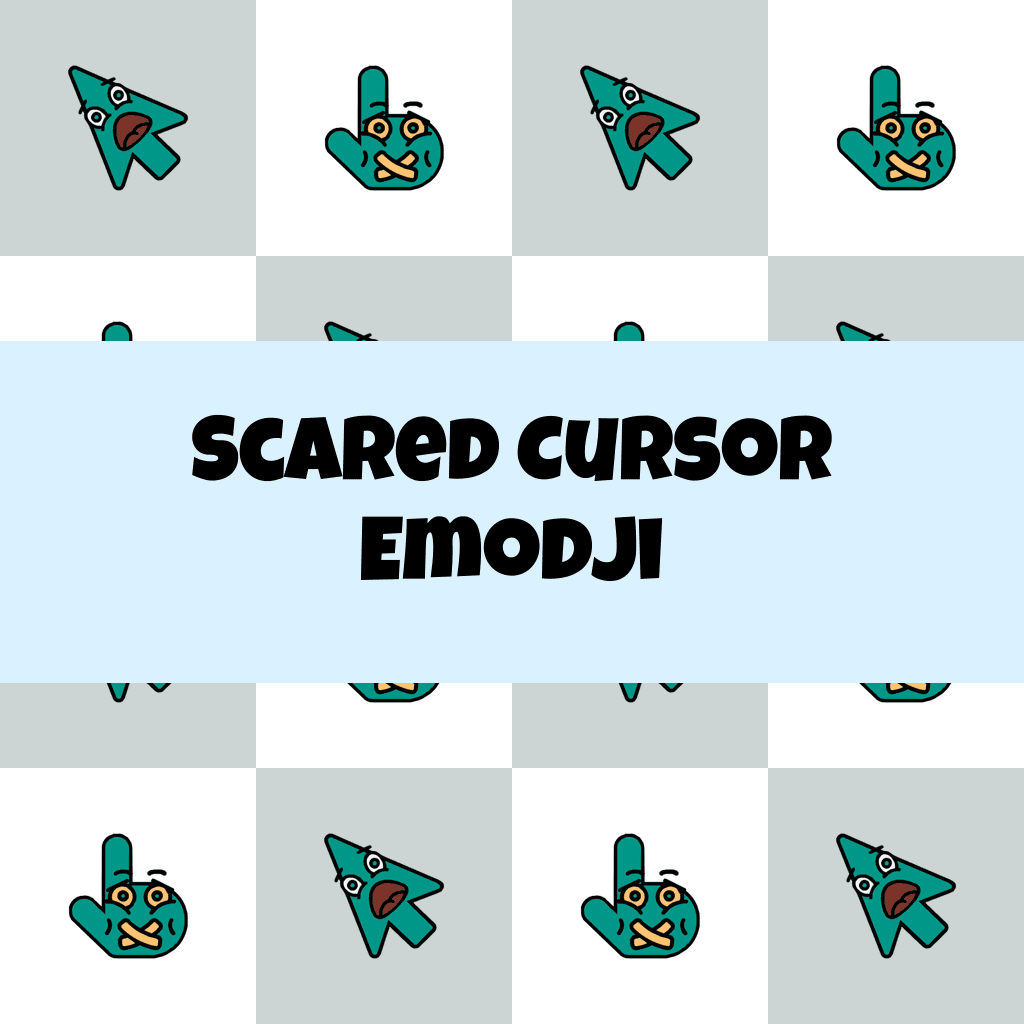 Preview Scared cursor emodji custom cursor pack